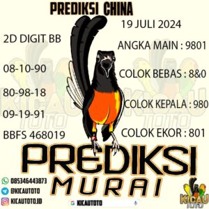 PREDIKSI CHINA HARI INI 19 Juli 2024