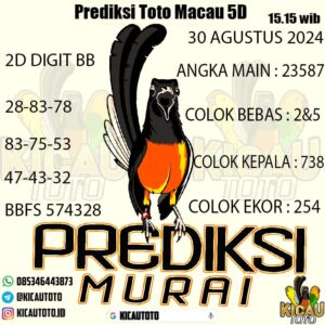 PREDIKSI TOTO MACAU 5D HARI INI TANGGAL 30 AGUSTUS 2024 15:15 WIB