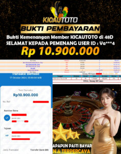 MEMBER KICAUTOTO LIVE GAME 48D – 10.900.000,- LUNAS 17 OKTOBER 2024